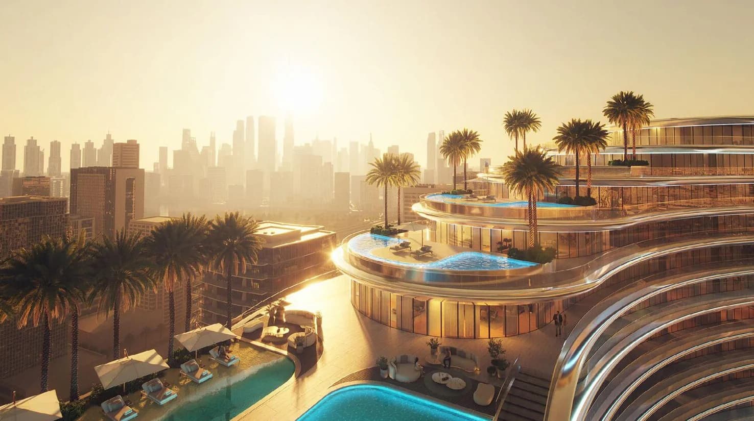 1-Bedroom Apartment for Sale in Binghatti Aquarise, 790 sq ft, 6th Floor