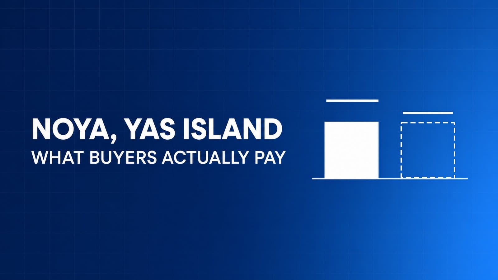 Noya, Yas Island: Prices by Phase and the Finished Premium